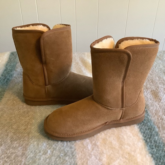 Winter boots Alpine Swiss boots size 9 color tan New without tag - Picture 2 of 5